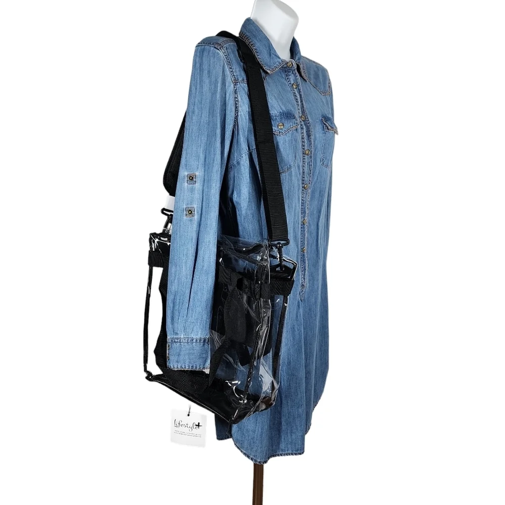LIFESTYLE CLEAR SHOULDER BAG